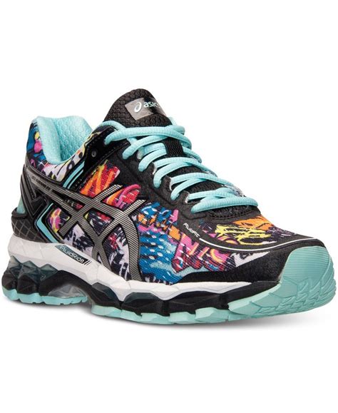 asics womens gel kayano  nyc running sneakers  finish