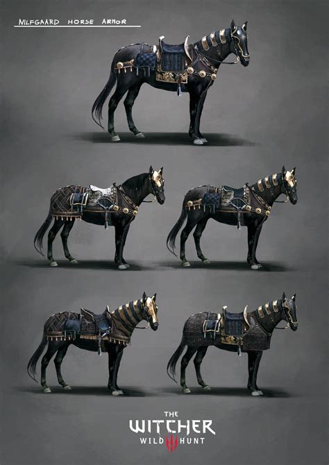 Sturmmayer Art: Nilfgaard Horse Armor