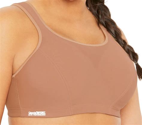 Glamorise High Impact CAMI SPORT Bra 46F UNDERWIRED Wicks U Dry MESH