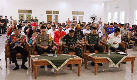 Kodim Kkr Gelar Binkom Cegah Konflik Sosial Pemkab Bersama Tni