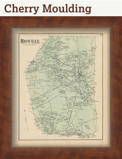 HOWELL, New Jersey 1873 Map - Replica or Genuine ORIGINAL