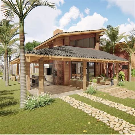 Casa De Natal Desenho - Casa de campo: 85 ideias do simples ao moderno | Fachadas de casas ...