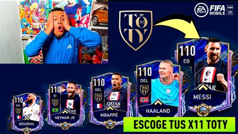 👉 Como Elegir A Tus 11 Toty Mejor Equipo Del Año En Fifa Mobile Youtube