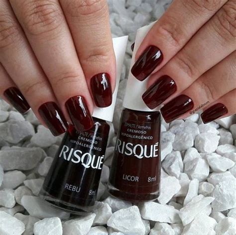 Rebu Risque Licor Risque Cores De Unhas Esmalte De Unhas Unhas