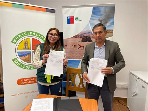 Municipalidad De San Pedro De Atacama Firma Importante Convenio De