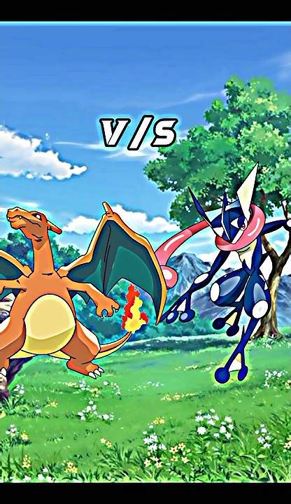 Ashs Charizard Vs Ashs Greninja Pokemonshorts Youtube