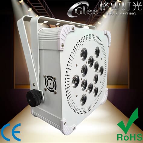 12 18W Rgbwauv 6in1 LED Battery Powered Wireless DMX Uplighting