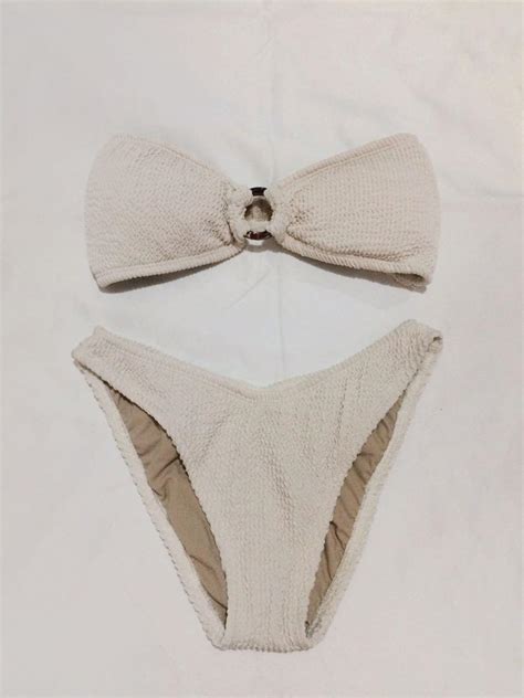 Sew Local Bikini Set In Oat Women S Fashion Swimwear Bikinis