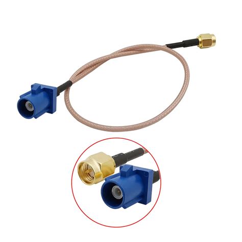 Adaptador De Enchufe Fakra C SMA Macho A Fakra C Macho Conector De