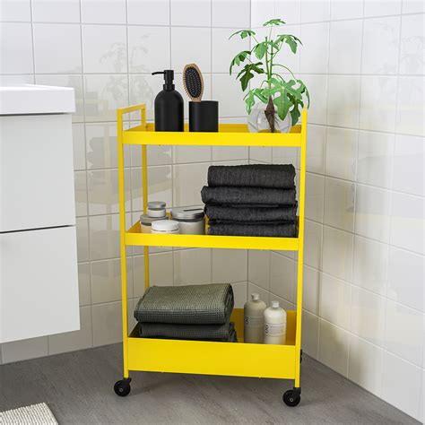 Nissafors Trolley Yellow 50 5x30x83 Cm Ikea Latvija