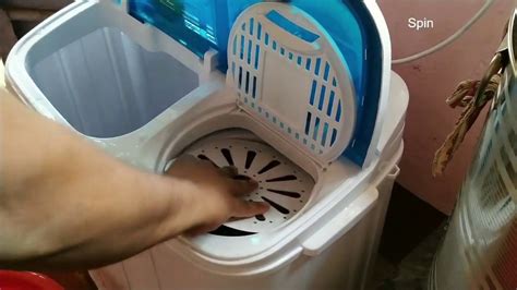 Dmr Mini Twin Tub Portable Semi Automatic Washing Machine Youtube