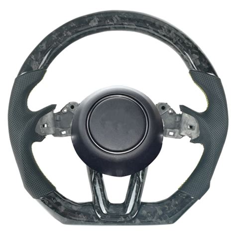 Customized Real Carbon Fiber Sports Steering Wheel Forge Compatible For