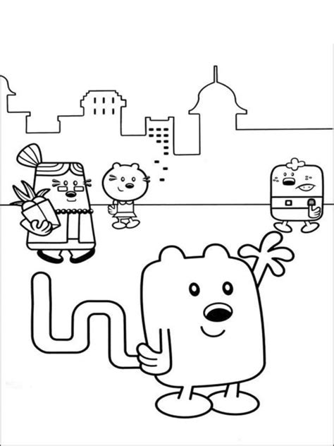 Smiling Wubbzy And Friends Para Colorir Imprimir E Desenhar Colorir Me