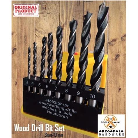 Jual Mata Bor Kayu Set Isi 8 Pcs Wood Drill Bit Set BISON Shopee