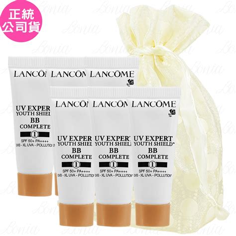 Lancome 蘭蔻 超輕盈uv Bb霜spf50pa01 白皙透亮10ml6旅行袋組公司貨 Lancome