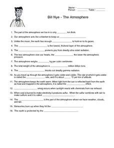 Bill Nye Sun Lesson Plans Worksheets Reviewed By Teachers