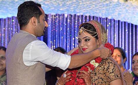 PIX: Malayalam actor Fahadh Faasil weds Nazriya Nazim - Rediff.com Movies