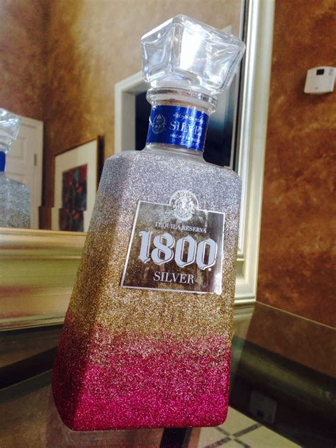 Glittered Ombr Tequila Bottle Craft