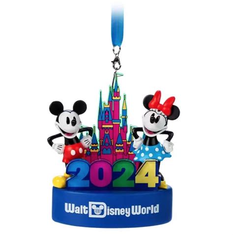 Disney Figurine Ornament 2024 Walt Disney World