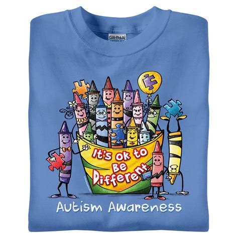 Its Ok To Be Different Autism Awareness T Shirts