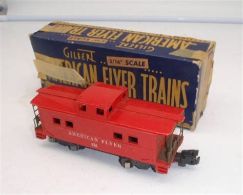 American Flyer 638 Red Caboose Freight Cars