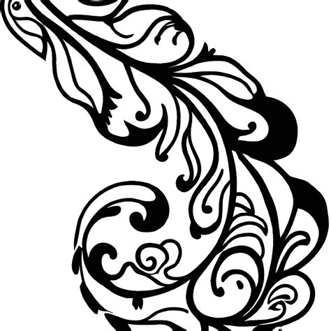 Black Swirl Design Clip Art Authorized Site | www.aceperu.org