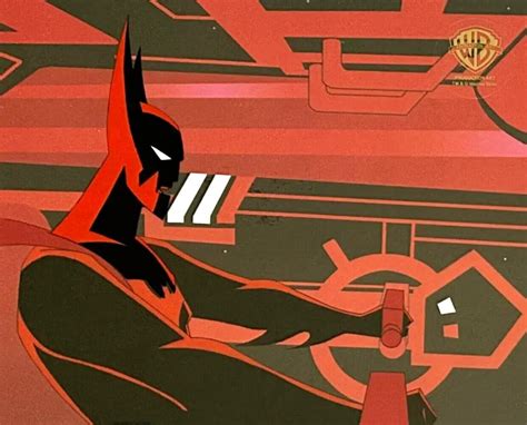 "BATMAN / BATMOBILE COCKPIT" BATMAN BEYOND Original Animation Cel ...