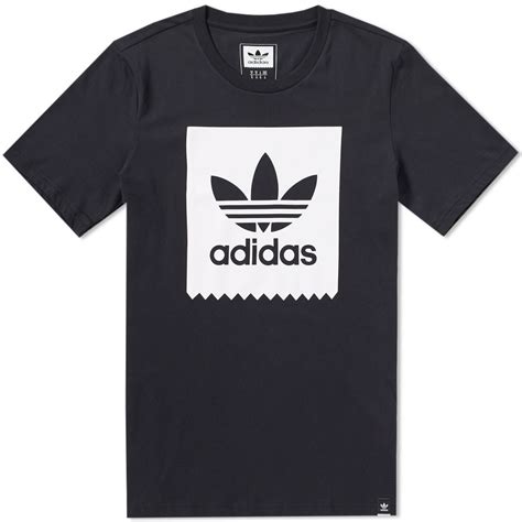 Adidas Solid Logo Tee Black & White | END. (US)