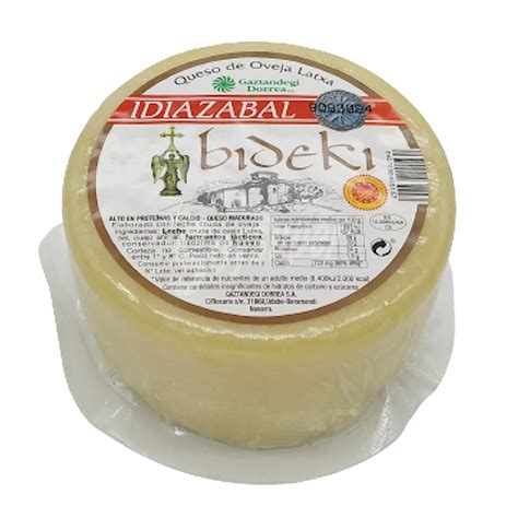 Idiazabal Queso Natural Bideki 1 Kg Aprox