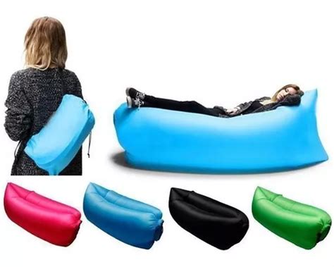 Puff Inflable Flotador Lazybag Pileta Tumbona Sillon Playa MercadoLibre