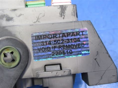 02 Ford F250 F350 Under Dash Fuse Box Junction Relay Block 2c7t 14a067 An 9510 Importapart