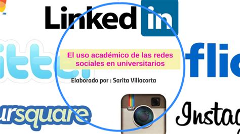 El Uso Académico De Las Redes Sociales En Universitarios By Sarita