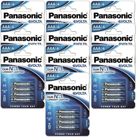 Panasonic AAA Micro Evolta LR03 Batterien 40er Packung Ttt48 De