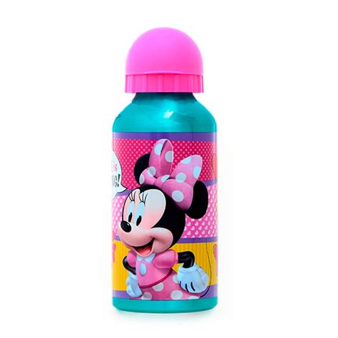 BOTELLA DE ALUMINIO 400 ML MINNIE MOUSE