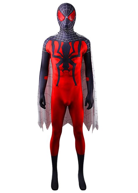 Spider-Man: Into the Spider-Verse Spiderman Costume Cosplay Bodysuit ...