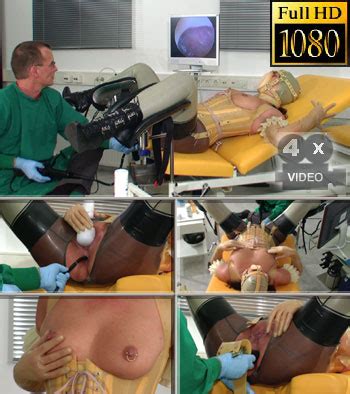 Rubber Clinic Store Very Deep Anal Exam Horny Colonoscopy On Gynchair