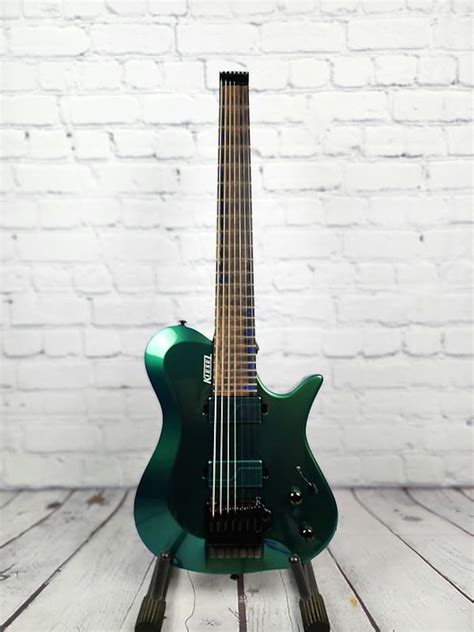 Used Kiesel Zeus Trem 7 String Headless Electric Guitar Green Reverb