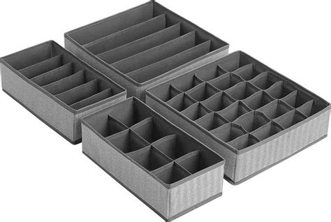 Songmics Opbergdozen Voor Ondergoed Delige Set Lade Organizer