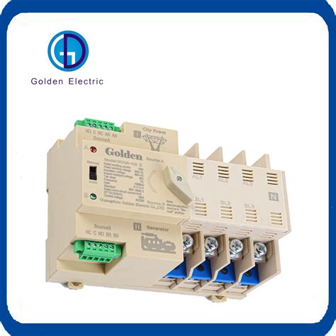 Din Rail Dual Power Phase Automatic Transfer Switch Ats A Generator