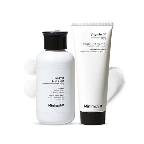 Minimalist Salicylic Acid + LHA 02% Cleanser 100ml + Minimalist 10% ...