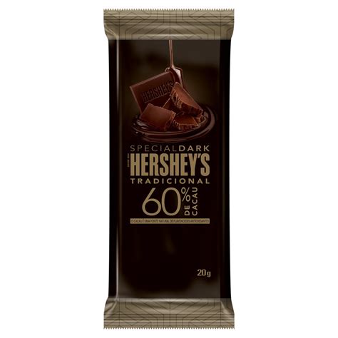 Chocolate Amargo Cacau Tradicional Hersheys Special Dark Pacote G