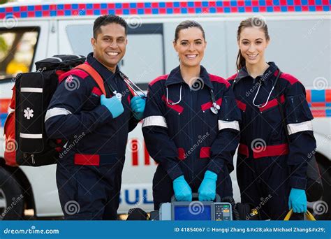 Paramedics Portable Equipments Stock Image - Image of expertise, health ...