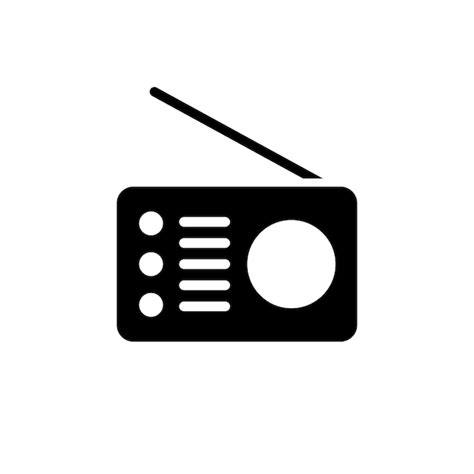 Premium Vector Radio Icon Vector Design Template