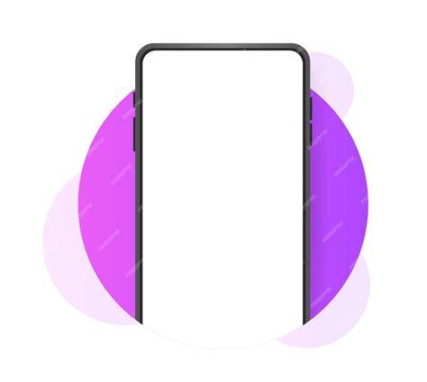 Макет телефона реалистичный мобильный телефон в 3d стиле для ...