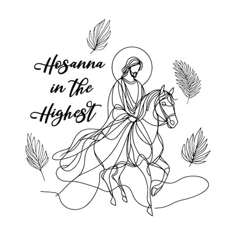 Premium Vector | Hosanna in the highest