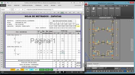 Metrado De Acero En Zapata Youtube