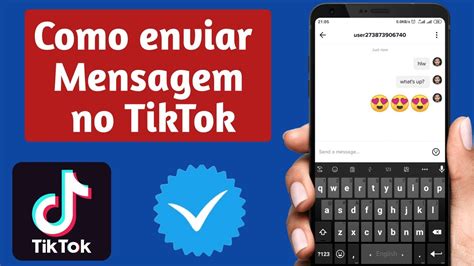 Como Mandar Mensagem No TikTok Como Conversar No Tiktok YouTube