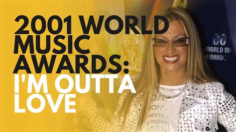 Anastacia I M Outta Love 2001 World Music Awards YouTube