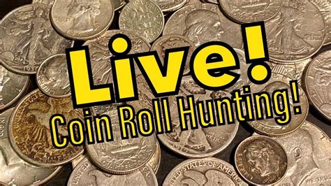 Coin Roll Hunting Live Silver Raid YouTube