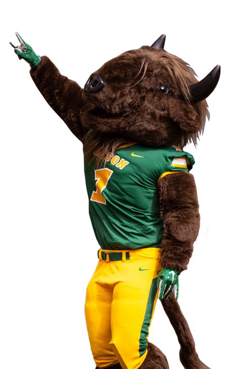 October 2019: North Dakota State University - Thundar the Bison - Mascots